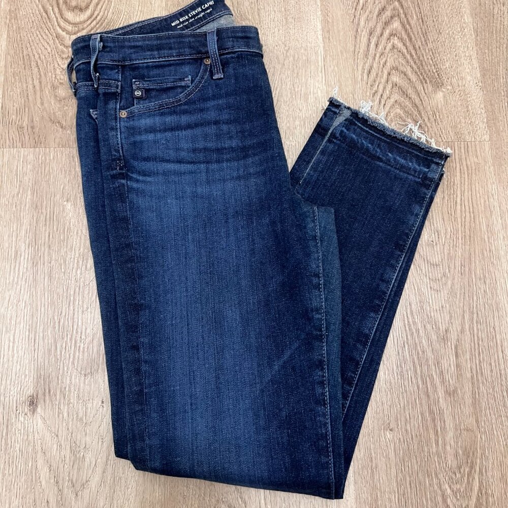 Adriano Goldschmied The Mid-Rise Stevie Capri Jeans - Size 27
